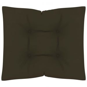 VidaXL Coussin de plancher de palette 60x61x10 cm Taupe