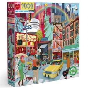 Eeboo Puzzle New York City Life - 1000 pcs