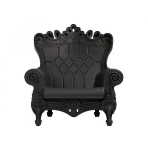 Image de Slide Fauteuil enfant en plastique design moderne Little Queen Of Love Couleur: Noir