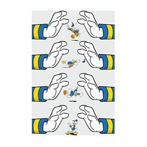 Komar Affiche d'art Disney - Donald Duck Hands - Taille: 50 x 70 cm - color&eacute;