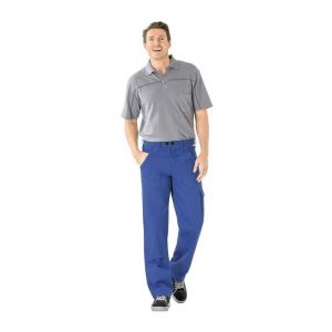 Planam Pantalon à ceinture Cargo BW290 taille 50 bleu granuleux 100 % co