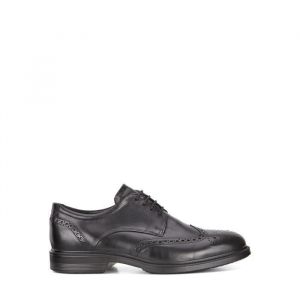Ecco Lisbon, Brogues Homme, Noir (Black), 45 EU