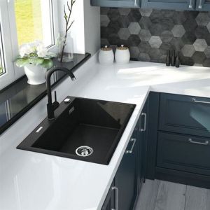 Deante Évier granit noir ERIDAN 1 bac XL 700x520 mm