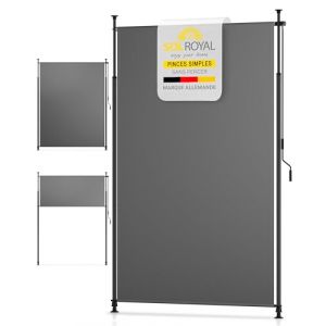 Sol Royal Store Balcon Sans Percage 200x310cm – Store Vertical Exterieur Etanche Protection Visuelle & Solaire – Anthracite KM5
