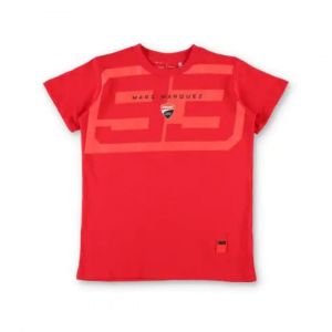 Marc Marquez T-Shirt Enfant Ducati Dual Marquez - Big 93 Moto Gp Officiel Rouge
