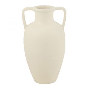Vase avec Anses Amphore 48cm Blanc