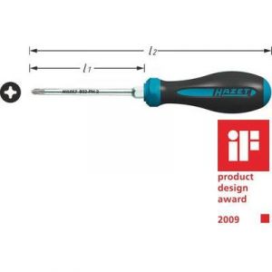 Hazet Tournevis HEXAnamic&reg; 802-PH1 , Profil Phillips PH , Taille: PH1 , Longueur totale: 194 mm