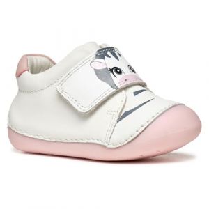 Geox B&eacute;b&eacute; Fille B TUTIM B Basket, White/Rose, 21 EU