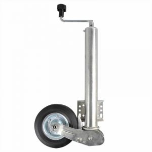 ProPlus Roue jockey avec pneu caoutchouc solide 60 mm 20 x 6 cm