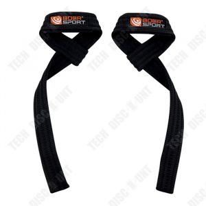 Image de Td Sangle Musculation 61cm Sangle De Tirage Musculation Lifting Straps Pour Fitness D'haltérophilie Sangles De Levage De Musculation
