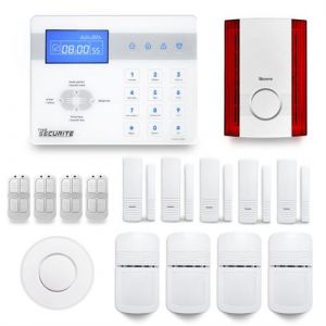 Tike Securité Alarme maison sans fil ICE-Bi26 Compatible Box internet