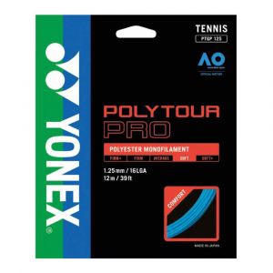 Image de Yonex Poly Tour Pro Blue Corde de tennis Bleu 18