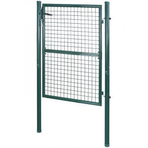 BC-Elec HMGD-2 Barri&egrave;re de jardin, Portillon de jardin 106*125cm vert, Porte de jardin, Portail de cl&ocirc;ture - Vert