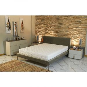 Matelas Face Latex 75 Kg/m3 Face M&eacute;moire de forme 65 Kg/m3 + Al&egrave;se 160x200 x 20,5 cm Souple - Sp&eacute;cial Sommier Electrique - D&eacute;houssable Housse Lavable