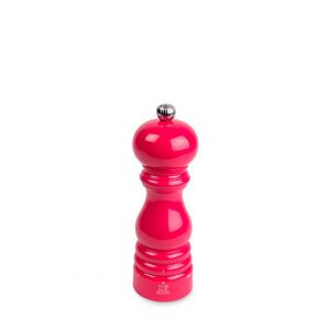 Peugeot Paris u'Select Moulin à sel manuel u'Select en bois laqué, rose bonbon, 18 cm - 7in