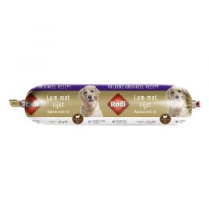 Rodi Saucisse à l'agneau et riz pour chien 18 x 400 g