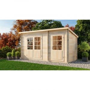 Carlsson Abri de jardin toit en pente Martina-28 avec extension