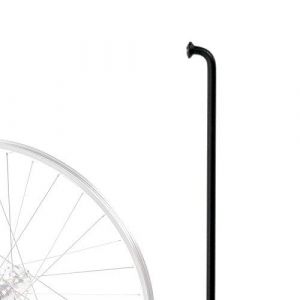 Cyclingcolors RAYON NOIR VELO 14G 2MM 250MM à 300MM CLASSIQUE ACIER SANS ÉCROU DROIT VTC VTT VILLE ROUTE CYCLE ROUE MOYEU JANTE (296)