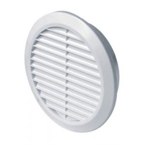 Awenta Grille d'aération avec grille anti-insecte Ø100 TUOS