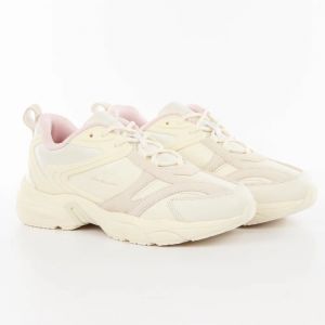 Calvin Klein Basket Jeans Tennis Femme Beige
