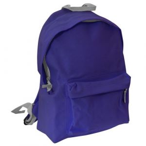 Bagbase - Sac à dos junior - 14 litres (Taille Unique) (Violet/Gris) - UTBC1301