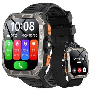 Blackview Smartwatch W80 PRO Bluetooth 5.3 GPS écran 1,91" batterie 900 mAh lampe torche