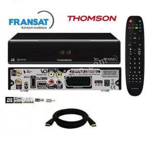 Thomson Pack récepteur THS805 HD + Carte Fransat + Câble HDMi 2M Offert