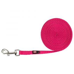 Image de Trixie Laisse &agrave; pister ultra-l&eacute;g&egrave;re, fuchsia pour chien - taille XS-S : L 15 m x l 1 cm