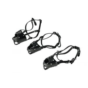 C.F. Martin & Company Muselière Police - Cuir vachette pleine fleur - Noir - Taille 4