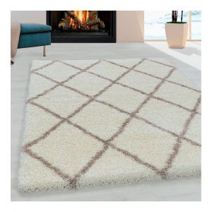 Allotapis Tapis shaggy design rectangle g&eacute;om&eacute;trique Chantecler 60x110