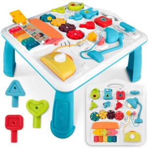 Ricokids Table Interactive, Tableau Blanc, avec Musique, 5en 1
