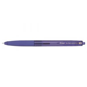 Pilot Poign&eacute;e Super G Stylo &Agrave; Bille Violette Moyen [Pack De 12]