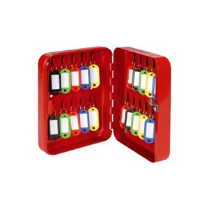 Otto Office Armoire &agrave; clefs rouge 20 clefs