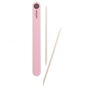 Nailmatic Accessoires Lime rose + 2 batonnets bois cuticules