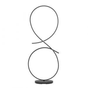 Eglo Lampadaire led serpins noir 20w 2500lms 3000k