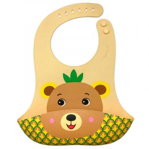 Bavoir en silicone Frootimals Bubba Tropibear