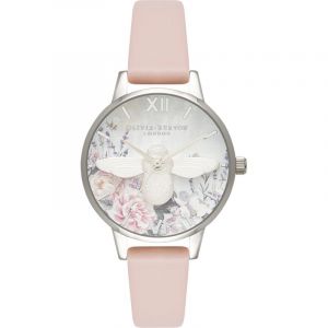 Olivia burton Montre Femme Glasshouse Rose Gold & Nude Peach OB16GH09