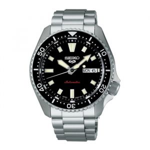 Seiko Montre 5 Sports Automatique Skx Vintage Noire