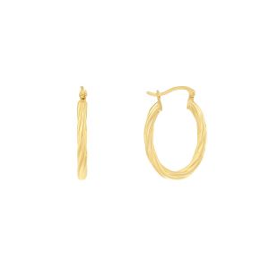 Cleor Cr&eacute;oles en Argent 925/1000 Jaune