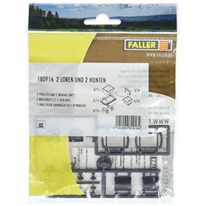 Faller 2 Wagonnets et 2 Berlines pour H0e, Epoque 1