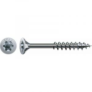 Spax Vis universelle, 4 x 45 mm, 40 unités, Filetage partiel, Tête fraisée, t-star plus T20, 4CUT, wirox - 4191010400452