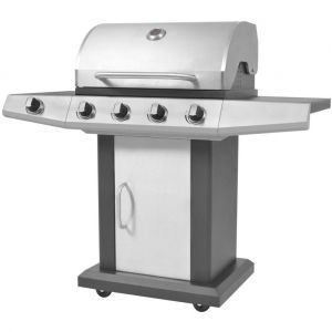 43047 - Barbecue / gril à gaz 4 + 1 brûleurs