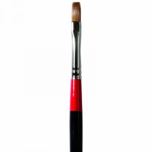 Daler Rowney Pinceau Georgian en poils de martre pointe plate courte, série 60 - Taille 6