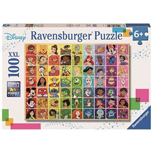 Image de Ravensburger Puzzle 100 pièces XXL-La Palette de Couleurs Disney Classique Enfant, 4005556133321