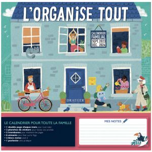 Calendrier Familial 2023 - 2024 - L' Organise Tout - Draeger Paris