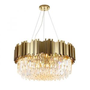 Lustre en cristal pour orgue à tuyaux LAITON - lustre en cristal 60cm