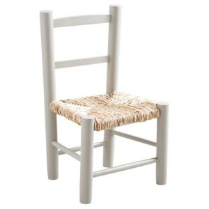 Aubry Gaspard Chaise enfant en hêtre laqué