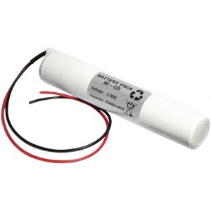 Image de Emmerich Batterie pour éclairage de secours 36C2500S avec câble 3.6 V NiCd 2500 mAh