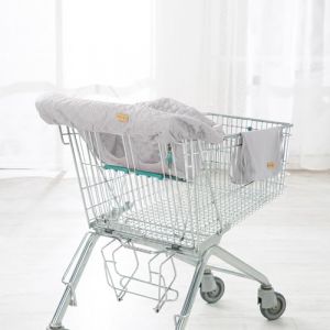 Roba Protection pour Chariot ' Style' avec Sac &agrave; Dos - Housse de Protection Rembourr&eacute;e pour B&eacute;b&eacute;s et Tout-petits - Universellement Adapt&eacute; - Gris Clair