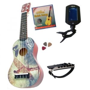 Image de Cherrystone PACK Ukulele Soprano SURF SHOP 1 avec 4 Accessoires